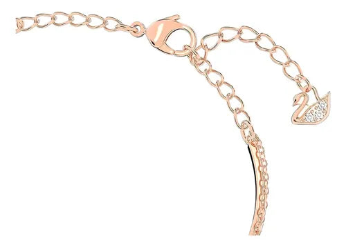 Pulsera Infinito con Cristales Color Dorado Rosa | Grado B