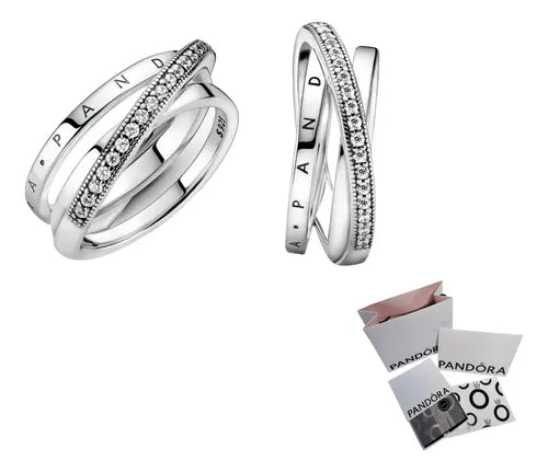 ANILLO TRIPLE BANDA EN PAVE 2