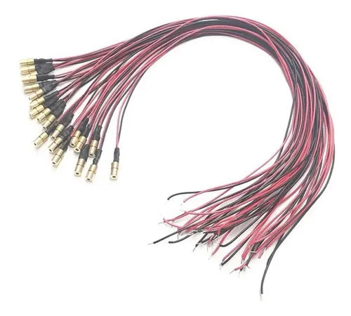 4 Módulos Láser Rojo de 5 mW 650 nm con Punto de 4 mm | Grado B