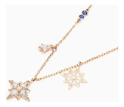 Collar con Colgante de Estrella y Cristal | Grado B
