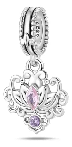 Dije Charm de San Valentín para Pulsera Color Plateado | Grado B