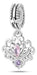 Dije Charm de San Valentín para Pulsera Color Plateado | Grado B