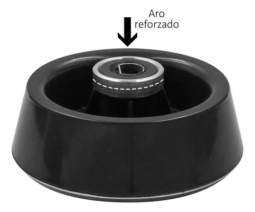 Perilla para Centro Lavado Mabe 4 Cms Gris Grafito | Grado B