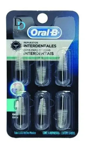 Repuestos Interdentales Ortodoncia, Cilíndrico 6PZ Oral-b | Grado B