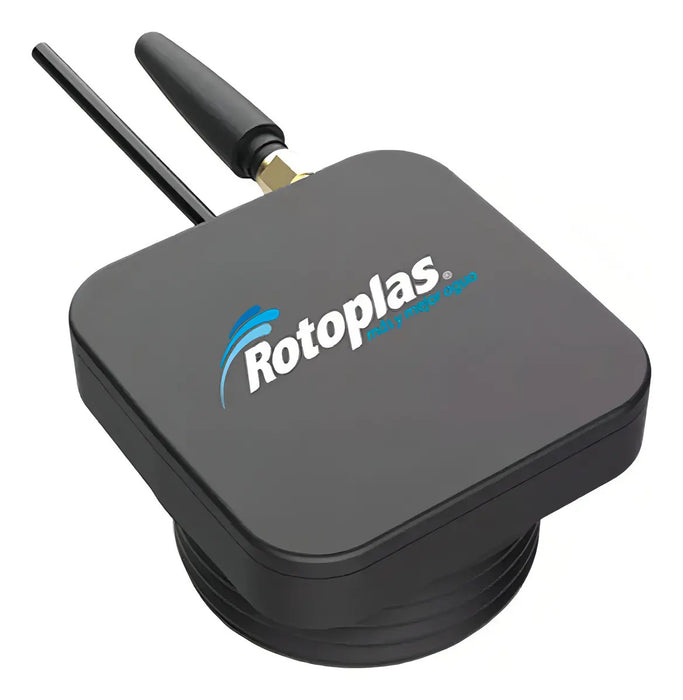 MEDIDOR NIVEL DE AGUA CON SENSOR ULTRASÓNICO SOLAR ROTOPLAS NEGRO GRADO B