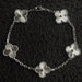 Pulsera Trébol de Cuatro Hojas con Kit de Regalo Color Dorado