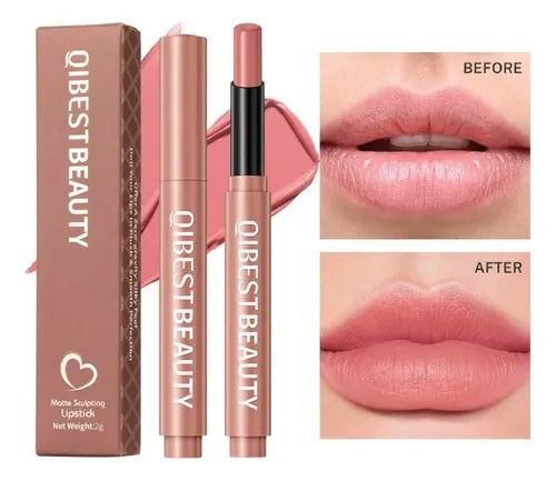 LÁPIZ LABIAL DE TEXTURA BRILLANTE DE TERCIOPELO MATE 6