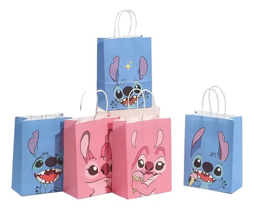 BOLSAS DULCES STITCH THE HEDGEH PARA FIESTA INFANTIL 12PCS GRADO B