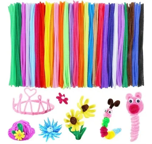Limpiapipas de Colores Surtidos Mate Paquete C/100 Piezas | Grado B