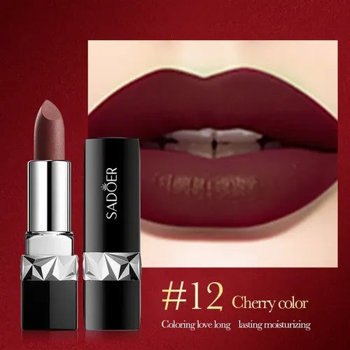 Lápiz Labial de Textura Brillante de Terciopelo Mate | Grado B
