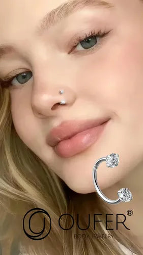 Piercing de Nariz Septum y Cartílago con Circonita | Grado B