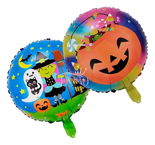 KITS 5PZ GLOBOS HALLOWEEN DIA DE MUERTOS REGALOS PARA NIÑOS