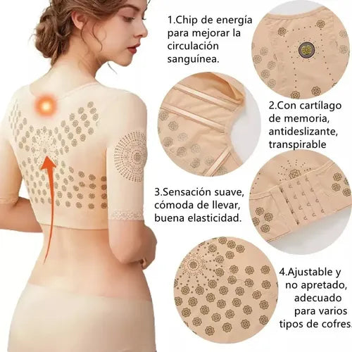 Faja Colombiana de Lifting de Pecho y Modelado de Brazos | Grado B