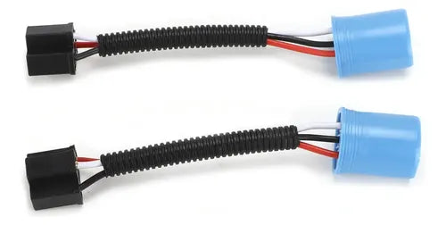 2 Conectores de Arnés de Cables 9007 Macho a H4 9003 Hembra | Grado B
