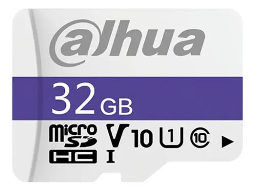 Microsd Dahua de 32 GB Clase 10 U1 para Grabación de Video | Grado B