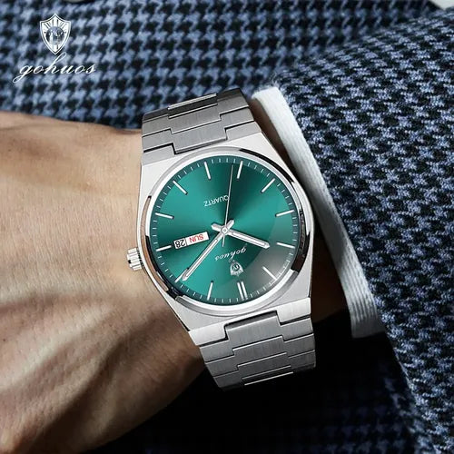 Reloj Gohuos 8826 de Cuarzo Luminoso Resistente al Agua | Grado B