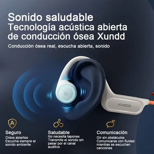 Audífonos Deportivos de Conducción Ósea B010 Color Negro | Grado B
