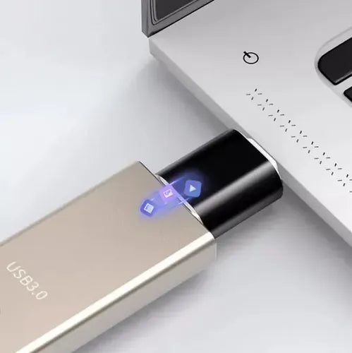 Adaptador USB Tipo C Hembra a USB Macho Color Plateado | Grado B