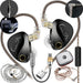 Audífonos Kz Castor Pro Versión Bass Iem Músicos Gamer Kit 1