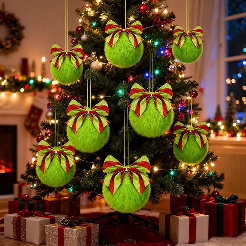 Set de 32 Adornos Colgantes del Grinch para Árbol de Navidad | Grado B