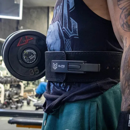 CINTURON DE POWERLIFING 10MM, CINTURON 100% CUERO PARA GYM