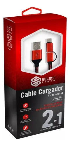 Cable USB-C a USB-C Carga Rápida 1M para iPhone Rojo | Grado B