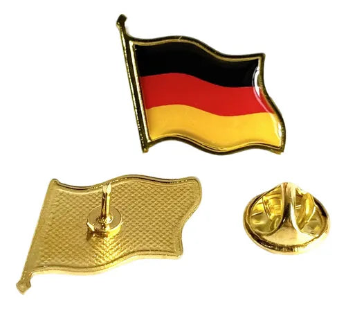 Broche Pin Metálico con Bandera de País | Grado B