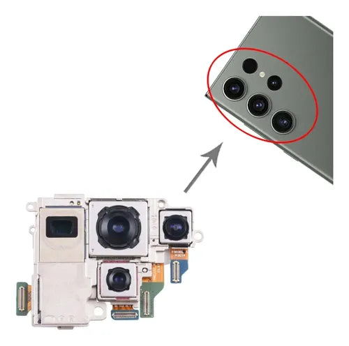 Cámara Trasera con Flex para Samsung Galaxy S23 Ultra SM-S918B | Grado B