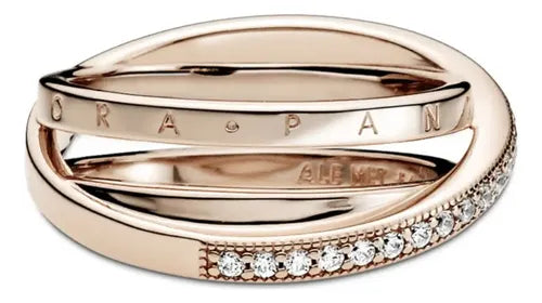 ANILLO ROSE BAND TRIPLE CRUZADO 2