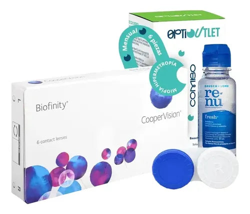 Lentes de Contacto Biofinity XR, Caja de 6 Piezas | Grado B