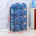 8 UNID RACK PORTA GARRAFÓN EXTRAÍBLE PARA DISPENSADOR AGUA GRADO B - TiendaKomet México