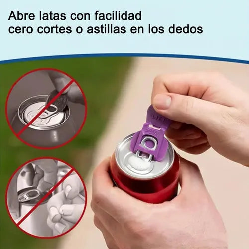 Paquete de 6 Abrelatas con Tapa Completa y Fácil de Abrir Blanco | Grado B