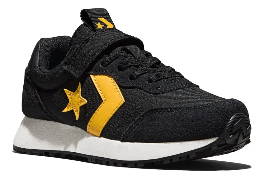 Tenis Converse Omega Trainer Seasonal Color A17075c Niños Negro Liso 21.5 MX GRADO A
