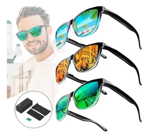 Lentes de Sol Polarizados Estilo Retro Unisex | Grado B