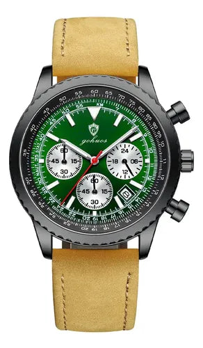 Reloj de Cuero Gohuos Business Cronógrafo | Grado B