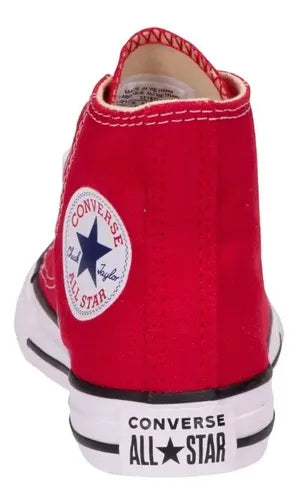 Tenis Converse Chuck Taylor Core Bota Alta Rojo Unisex Talla 19.5 MX | Grado A