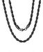 Collar de Cadena Tipo Cuerda de Acero Inoxidable para Hombre | Grado B