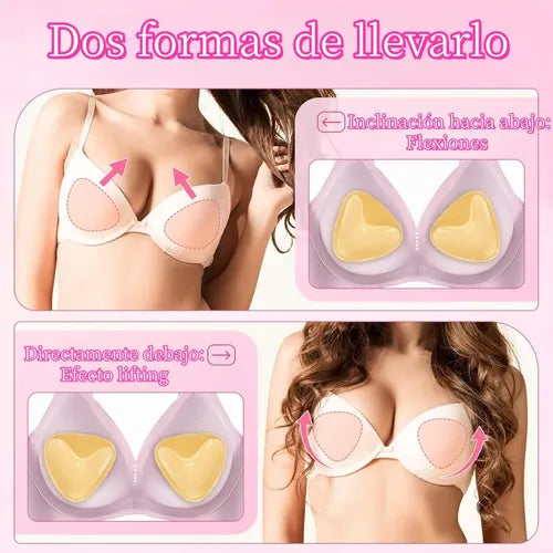 2 Brasieres Strapless Invisibles para Mujer | Grado B