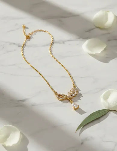 COLLAR MUJER CHAPADO ORO 10 DISEÑOS ELEGANTES TITANIO LIGERO 3