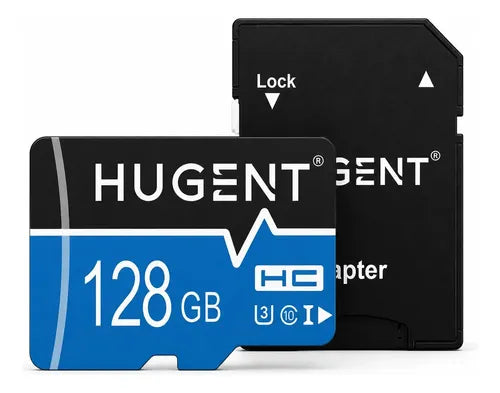 Tarjeta de Memoria SD Hugent 128 GB U3 V30 | Grado B
