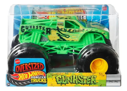 Vehiculo Hot Wheels Monster Trucks Gunkster Escala 1:24 Hwmt Gunkster 1:24 Multicolor | Grado A