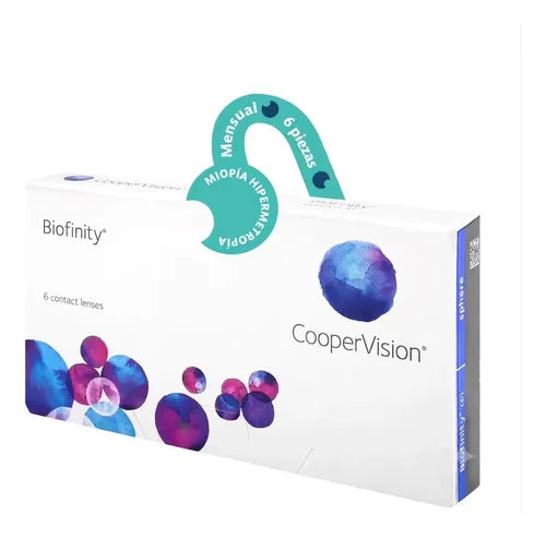 Lentes de Contacto Biofinity XR, Caja de 6 Piezas | Grado B