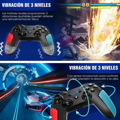 Gamepad Control Inalámbrico Bluetooth con Doble Vibración | Grado B
