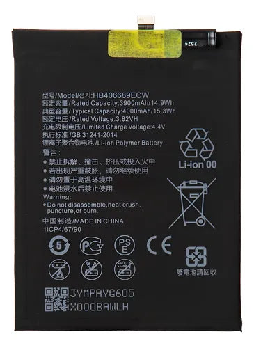 Batería HB446486ECW para Huawei Y9 Prime 2019 Y9S y 9X | Grado B