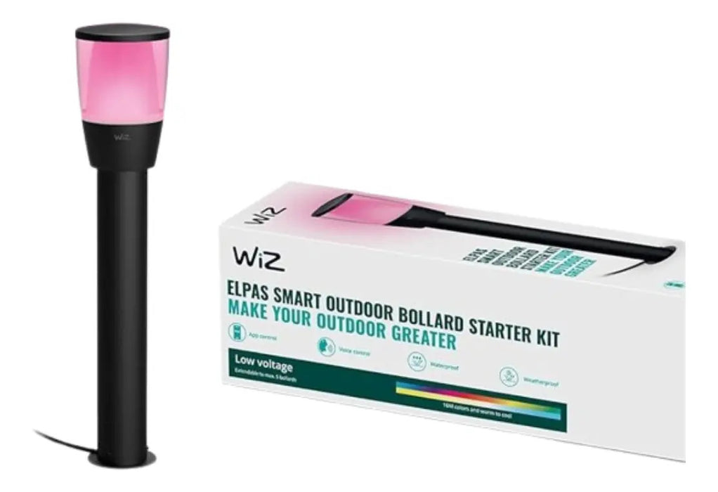 KIT DE INICIO BOLARDOS 92900326490 MULTICOLOR EXTERIORES WIZ BLANCO FRÍO Y CALIDO GRADO B