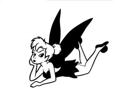 Calcomanía Hada Tink para Moto Auto Sticker 7X10CM | Grado B