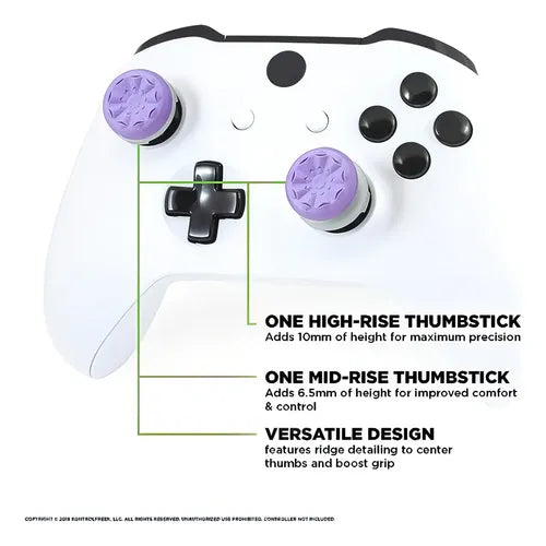 Grips KontrolFreek Galaxy Violeta para PS4 y PS5 | Grado B