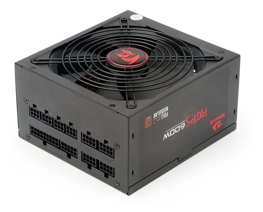 FUENTE DE PODER REDRAGON RPGS GC-PS003 600W MODULAR BRONCE COLOR BLACK NEGRO   |   GRADO B
