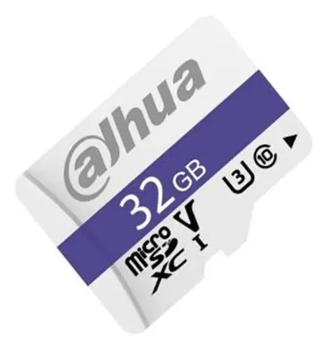 Microsd Dahua de 32 GB Clase 10 U1 para Grabación de Video | Grado B