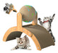 Accesorio De Bola Rascadora Ondulada Para Gatos, Sisal